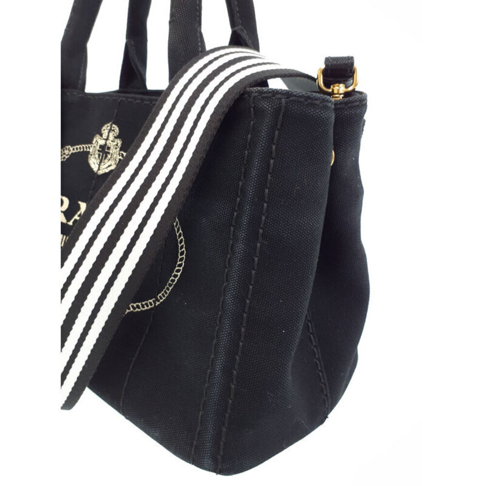 Prada Canapa 2way tote Shoulder bag canvas - Picture 8 of 9